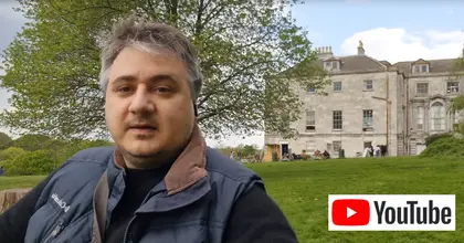 Aytek In front of Beckingham Palace
