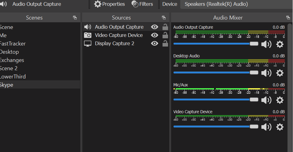 OBS Audio capture